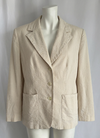 Blazer Elegance Paris - 44 - Beige - Rayures