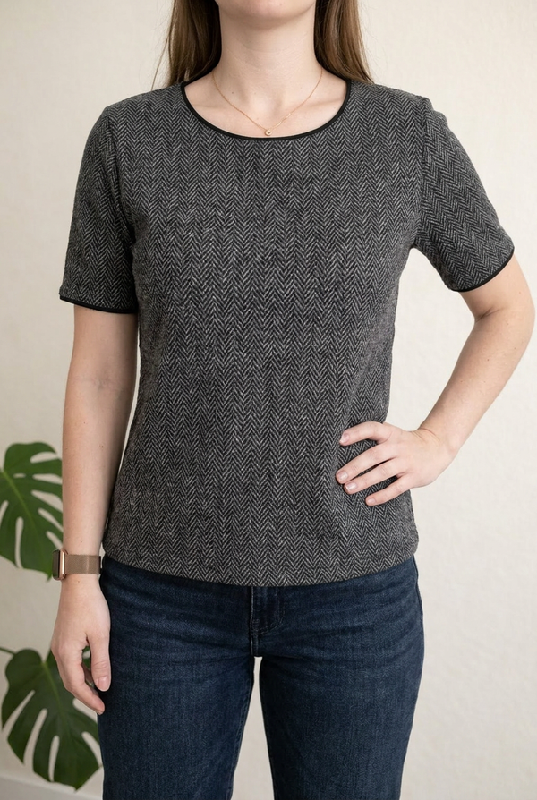Top Camaïeu - 40 - Gris -