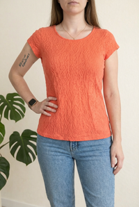 T-shirt Camaïeu - S - Corail