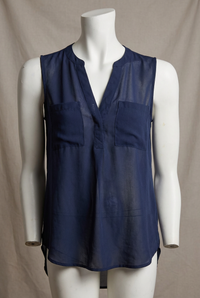 Blouse sans manches Mim -m - Bleu marine -